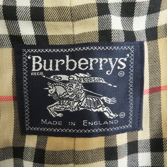 BURBERRY trench coat Outer: 51% cotton, Outer: 49% polyester, Lining: 50% polyester, Lining: 50% cotton beige mens 46 Used Authentic