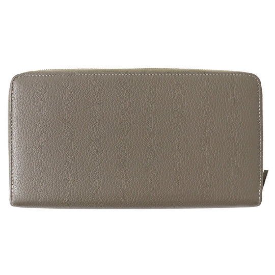 CELINE Long Wallet Purse Main: Leather Gray type Large zip wallet Women Used Authentic