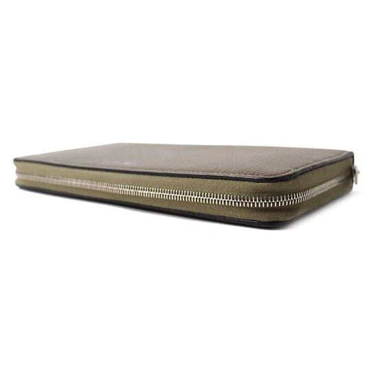 CELINE Long Wallet Purse Main: Leather Gray type Large zip wallet Women Used Authentic