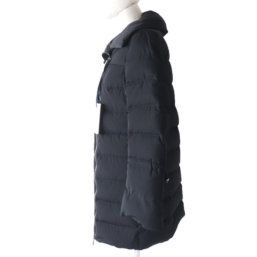 MONCLER down coat Main: 100% polyester, Outer: 100% nylon, Part: 100% polyester, Filling: 90% down, Filling: 10% feather black LOBELIA Lobelia Women zero size Used Authentic