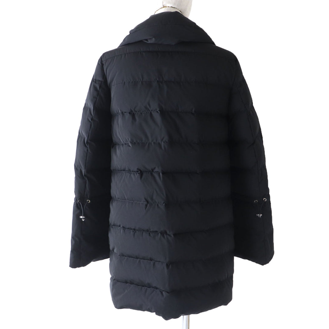 MONCLER down coat Main: 100% polyester, Outer: 100% nylon, Part: 100% polyester, Filling: 90% down, Filling: 10% feather black LOBELIA Lobelia Women zero size Used Authentic