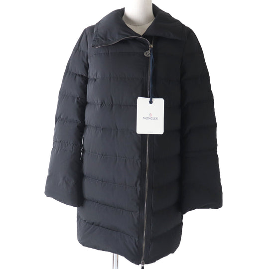 MONCLER down coat Main: 100% polyester, Outer: 100% nylon, Part: 100% polyester, Filling: 90% down, Filling: 10% feather black LOBELIA Lobelia Women zero size Used Authentic