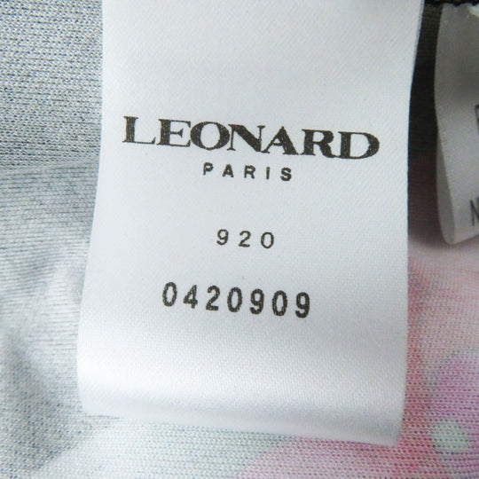 LEONARD one piece 0420909 Main: 100% nylon black Women 40 Used Authentic