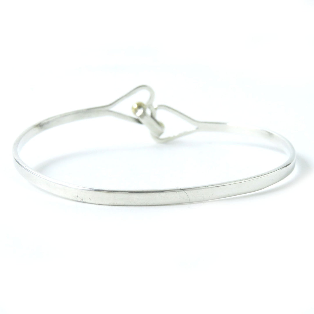 TIFFANY&Co. Bangle Main: SV925, Part: K18 Silverx Gold Women Used Authentic