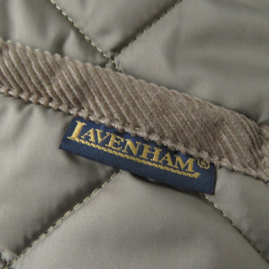 LAVENHAM coat Main: 100% polyester, Outer: 100% polyester, Filling: 100% polyester, Part: 100% cotton Khaki Brown Women 34 Used Authentic