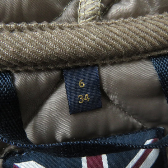 LAVENHAM coat Main: 100% polyester, Outer: 100% polyester, Filling: 100% polyester, Part: 100% cotton Khaki Brown Women 34 Used Authentic