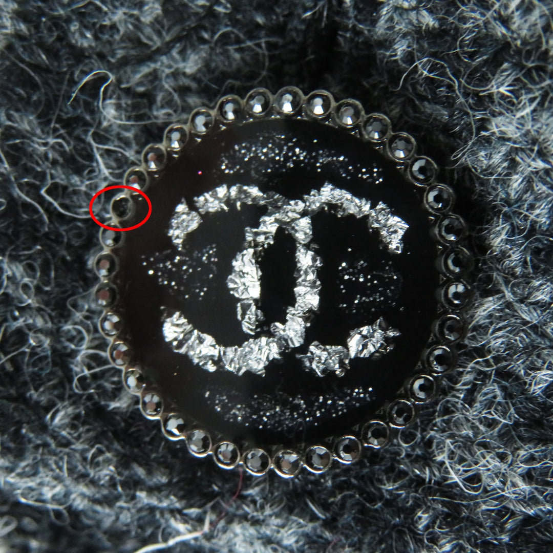 CHANEL Pants P73635 Outer: 100% wool, Lining: 100% silk, Part: 100% silk gray Women 36 Used Authentic