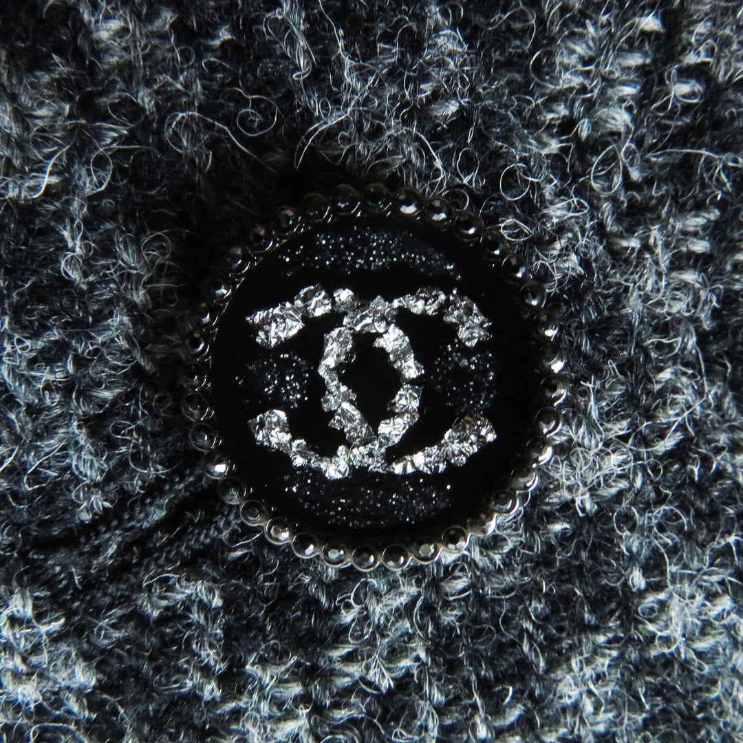 CHANEL Pants P73635 Outer: 100% wool, Lining: 100% silk, Part: 100% silk gray Women 36 Used Authentic