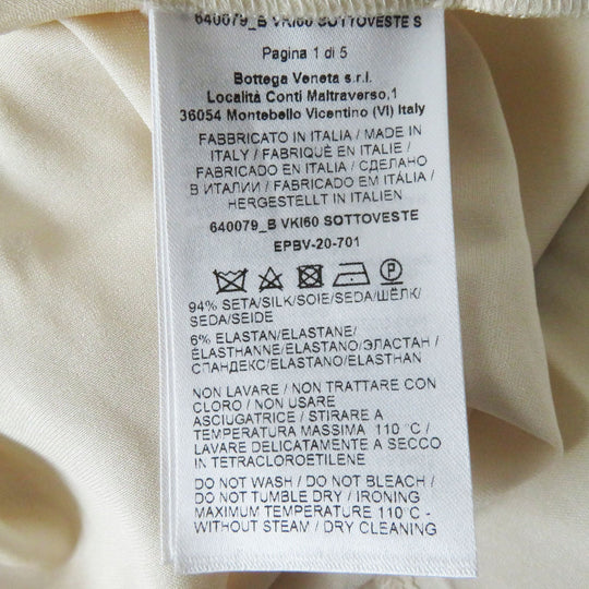 BOTTEGAVENETA dress 640079 Body: 100% rayon; Petticoat: 94% silk, 6% polyurethane salmon pink Women S Used Authentic