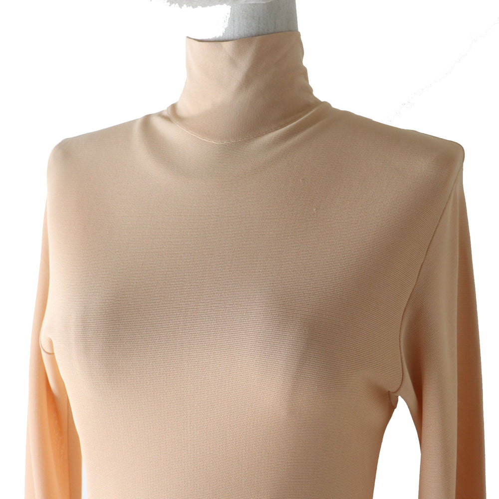 BOTTEGAVENETA dress 640079 Body: 100% rayon; Petticoat: 94% silk, 6% polyurethane salmon pink Women S Used Authentic