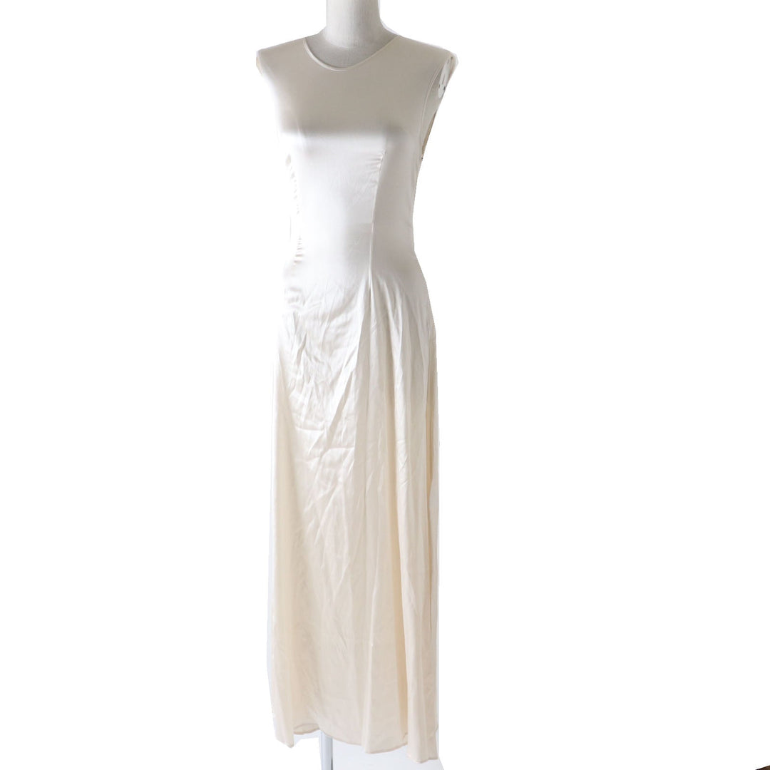 BOTTEGAVENETA dress 640079 Body: 100% rayon; Petticoat: 94% silk, 6% polyurethane salmon pink Women S Used Authentic