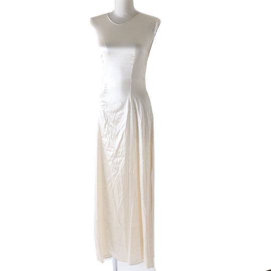 BOTTEGAVENETA dress 640079 Body: 100% rayon; Petticoat: 94% silk, 6% polyurethane salmon pink Women S Used Authentic