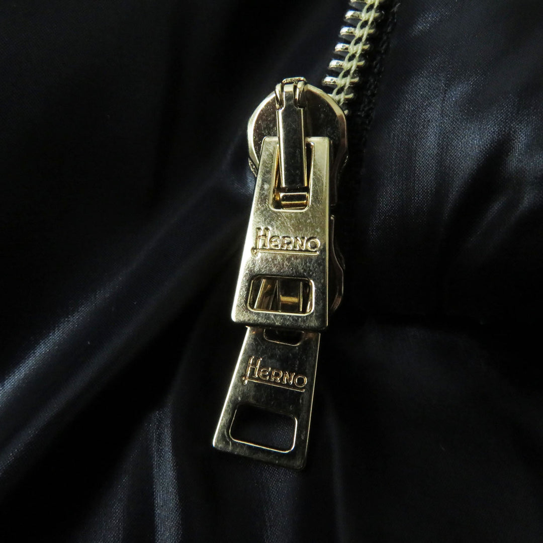 Herno Down jacket PI1311D-12017-9300 Outer: 100% nylon, Lining: 100% nylon, Filling: 90% down, Filling: 10% feather black Women 46 Used Authentic