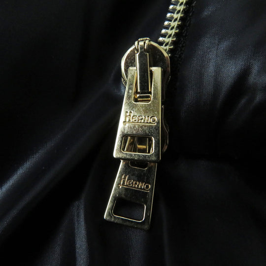 Herno Down jacket PI1311D-12017-9300 Outer: 100% nylon, Lining: 100% nylon, Filling: 90% down, Filling: 10% feather black Women 46 Used Authentic