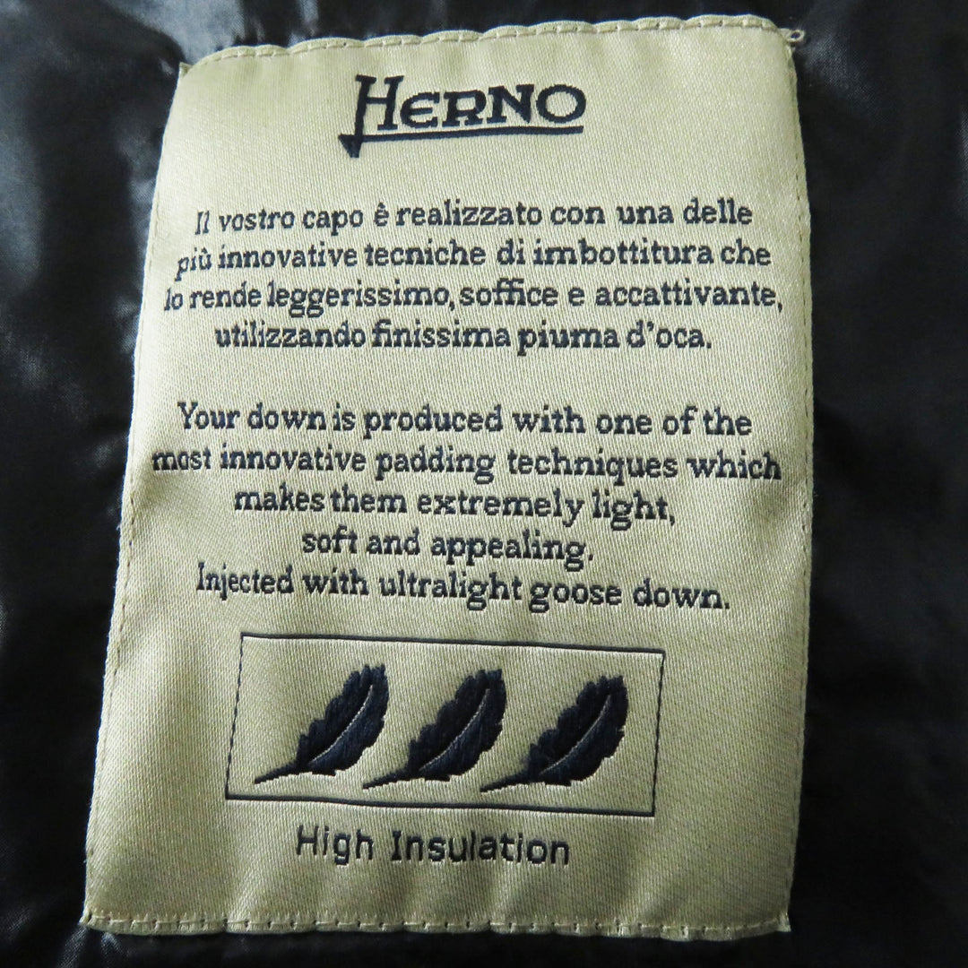 Herno Down jacket PI1311D-12017-9300 Outer: 100% nylon, Lining: 100% nylon, Filling: 90% down, Filling: 10% feather black Women 46 Used Authentic