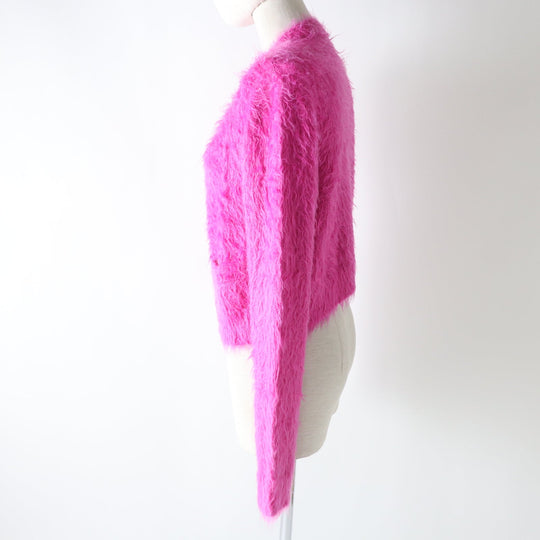 GUCCI cardigan 697578 Main: 80% nylon, Main: 20% wool pink Women S Used Authentic