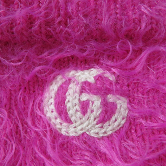 GUCCI cardigan 697578 Main: 80% nylon, Main: 20% wool pink Women S Used Authentic