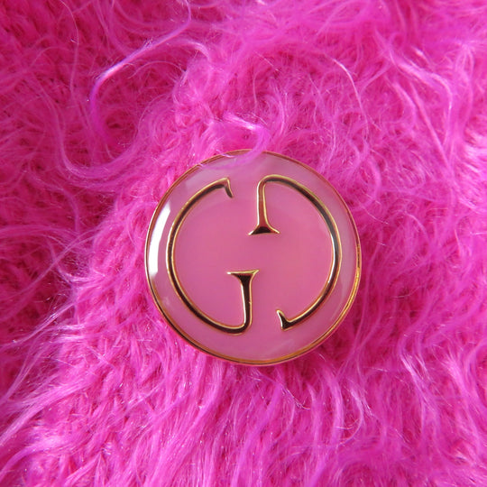 GUCCI cardigan 697578 Main: 80% nylon, Main: 20% wool pink Women S Used Authentic
