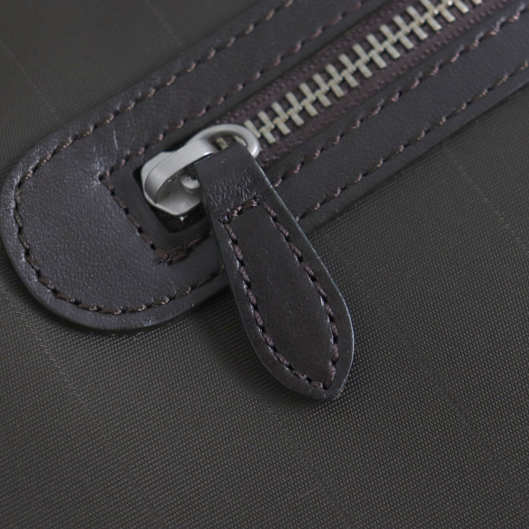 Paul Smith Briefcase PSG550 Main: Leather, Main: Nylon Dark brown mens Used Authentic