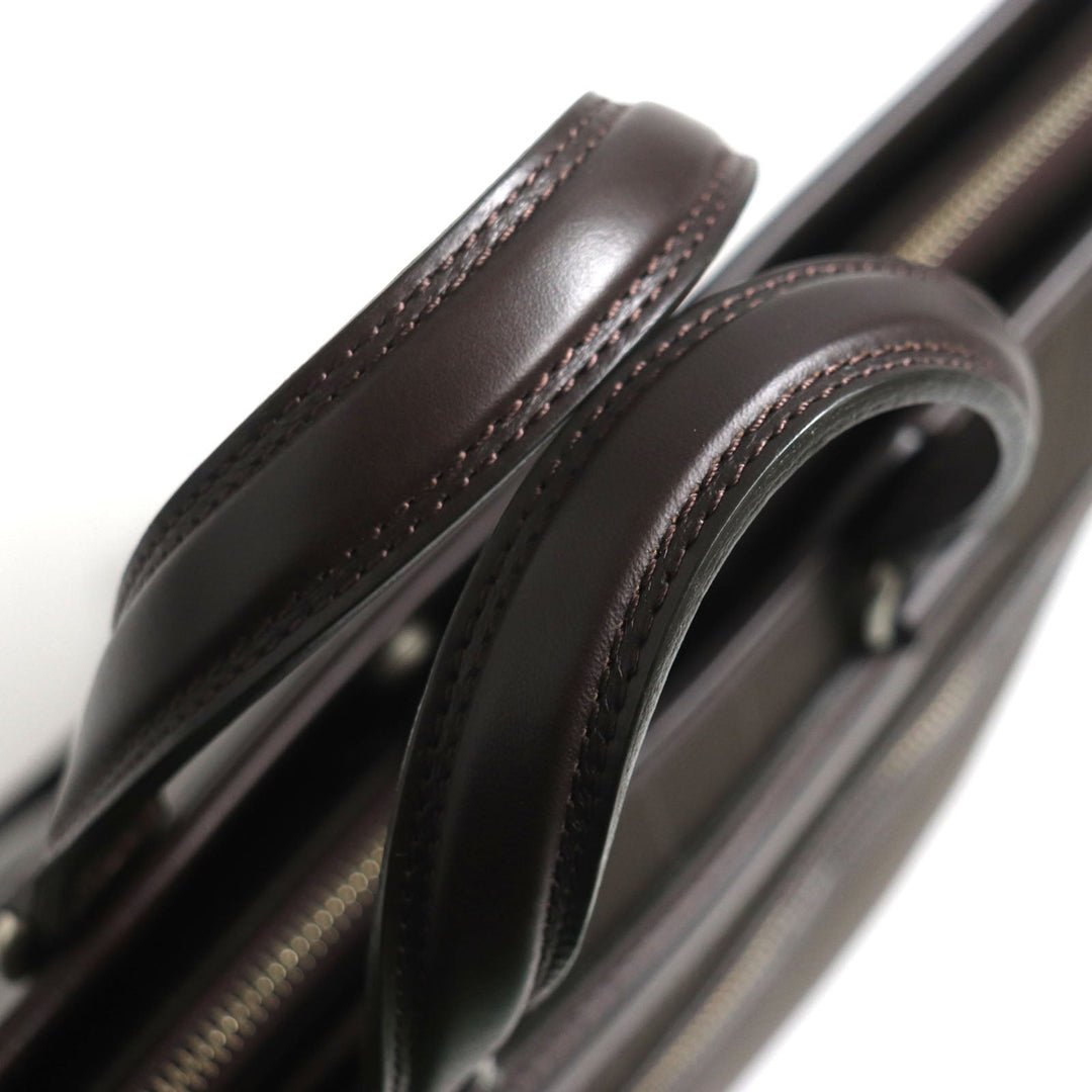 Paul Smith Briefcase PSG550 Main: Leather, Main: Nylon Dark brown mens Used Authentic
