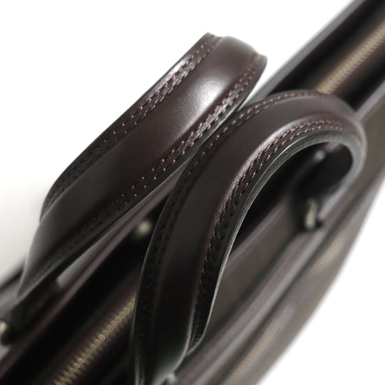 Paul Smith Briefcase PSG550 Main: Leather, Main: Nylon Dark brown mens Used Authentic