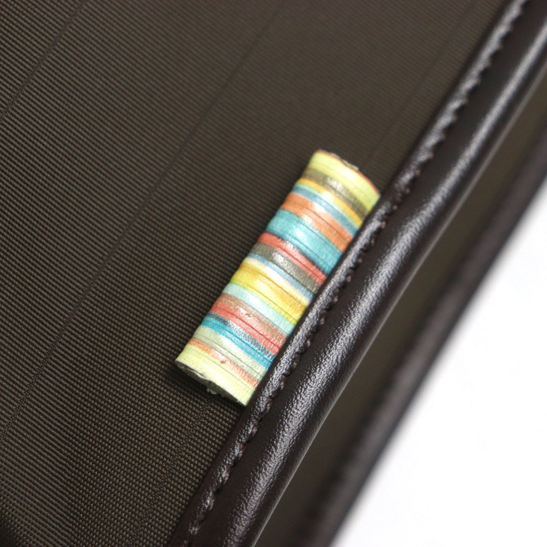 Paul Smith Briefcase PSG550 Main: Leather, Main: Nylon Dark brown mens Used Authentic
