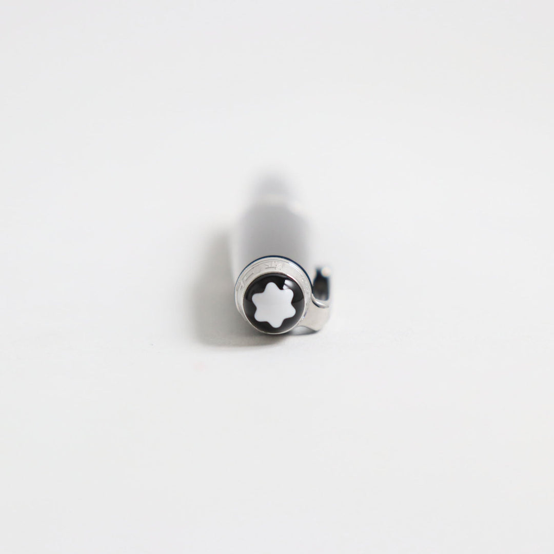 MONTBLANC fountain pen 116075 Main: Precious resin Nib: K14, rhodium inlay Black x silver Meisterstck UNICEF mens(Unisex) Used Authentic