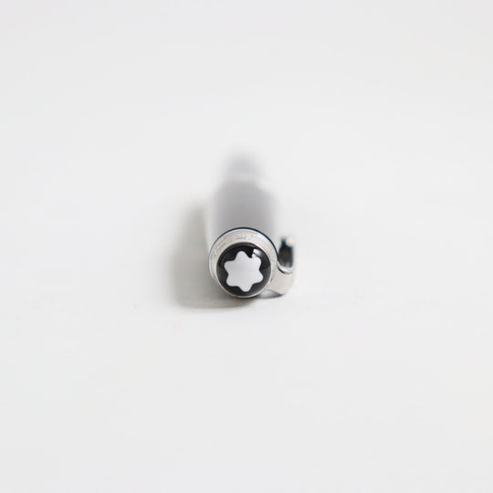 MONTBLANC fountain pen 116075 Main: Precious resin Nib: K14, rhodium inlay Black x silver Meisterstck UNICEF mens(Unisex) Used Authentic