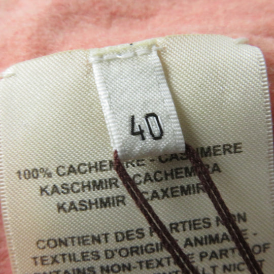 HERMES coat Main: 100% cashmere pink Women 40 Used Authentic