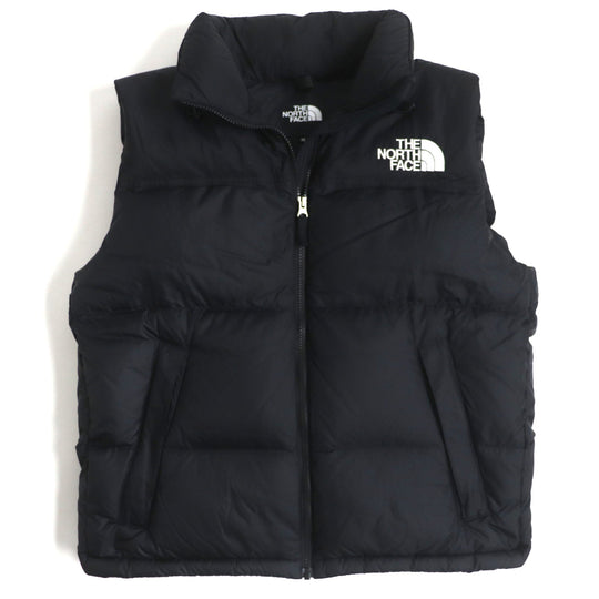 THE NORTH FACE Down vest ND92232 Outer: 100% nylon, Lining: 100% nylon, Filling: 80% down, Filling: 20% feather black Nupsi mens M Used Authentic