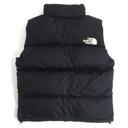 THE NORTH FACE Down vest ND92232 Outer: 100% nylon, Lining: 100% nylon, Filling: 80% down, Filling: 20% feather black Nupsi mens M Used Authentic