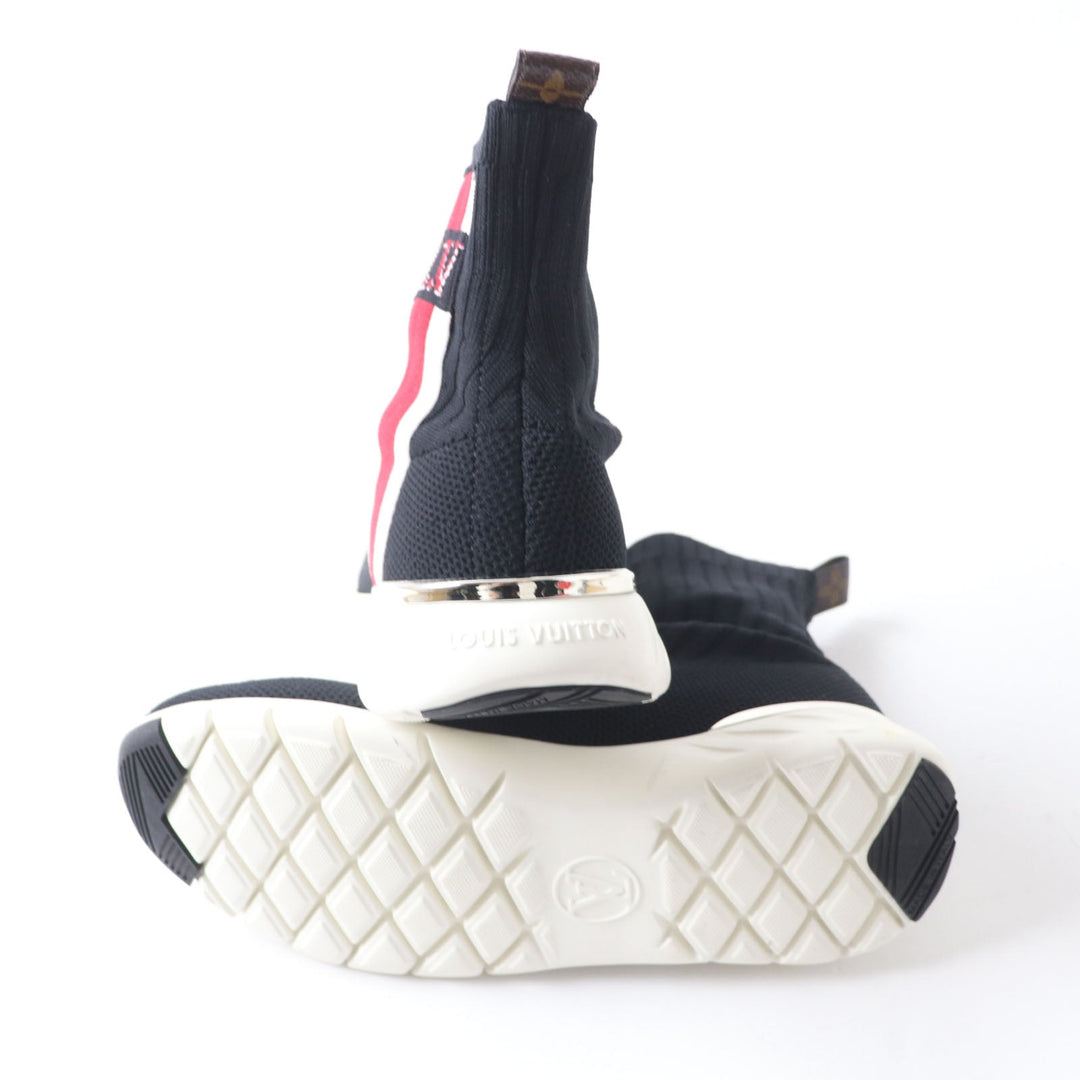 LOUIS VUITTON High cut sneakers fabric fabric multicolor Aftergame Line Women 35.5 Used Authentic
