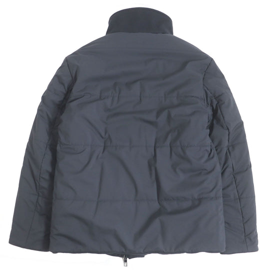 Loro Piana Blouson FAI8308 Outer: 100% nylon, Lining: 94% wool, Lining: 6% cashmere, Filling: 100% cashmere, Inner: 100% polyurethane Leather: goat leather Navy mens XS Used Authentic