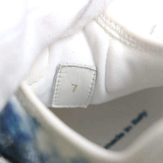 LOUIS VUITTON sneakers Monogram denim White blue Fast Lane Line Monogram 7