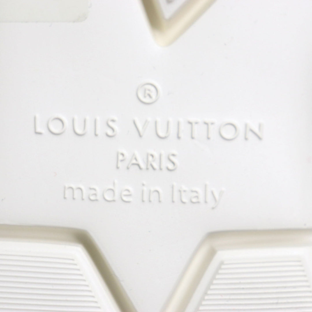 LOUIS VUITTON sneakers Monogram denim White blue Fast Lane Line Monogram 7
