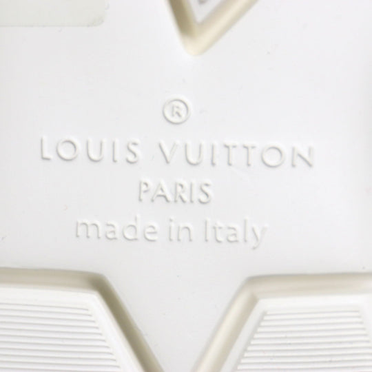 LOUIS VUITTON sneakers Monogram denim White blue Fast Lane Line Monogram 7
