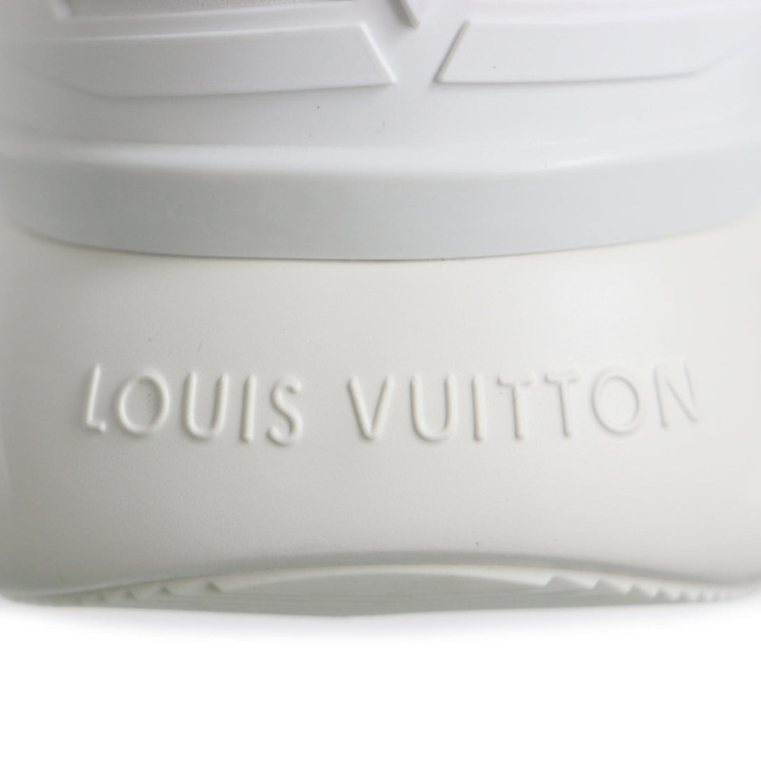LOUIS VUITTON sneakers Monogram denim White blue Fast Lane Line Monogram 7