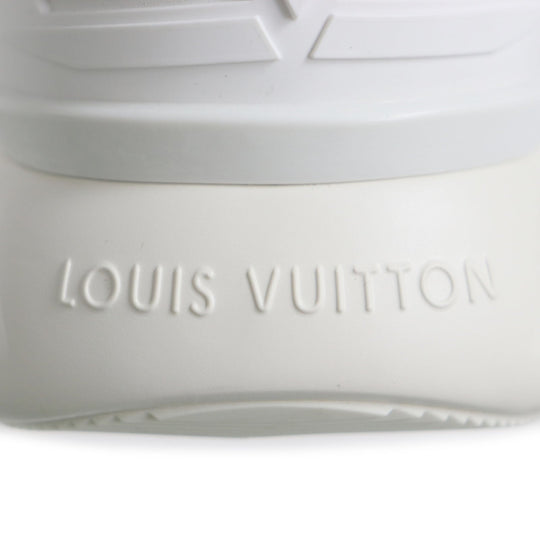 LOUIS VUITTON sneakers Monogram denim White blue Fast Lane Line Monogram 7