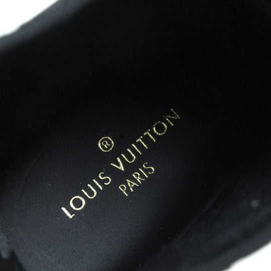 LOUIS VUITTON sneakers canvas Black x multicolor After game line Women 36 Used Authentic