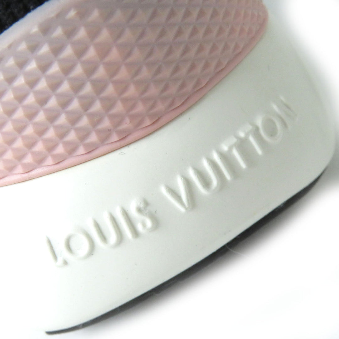 LOUIS VUITTON sneakers canvas Black x multicolor After game line Women 36 Used Authentic