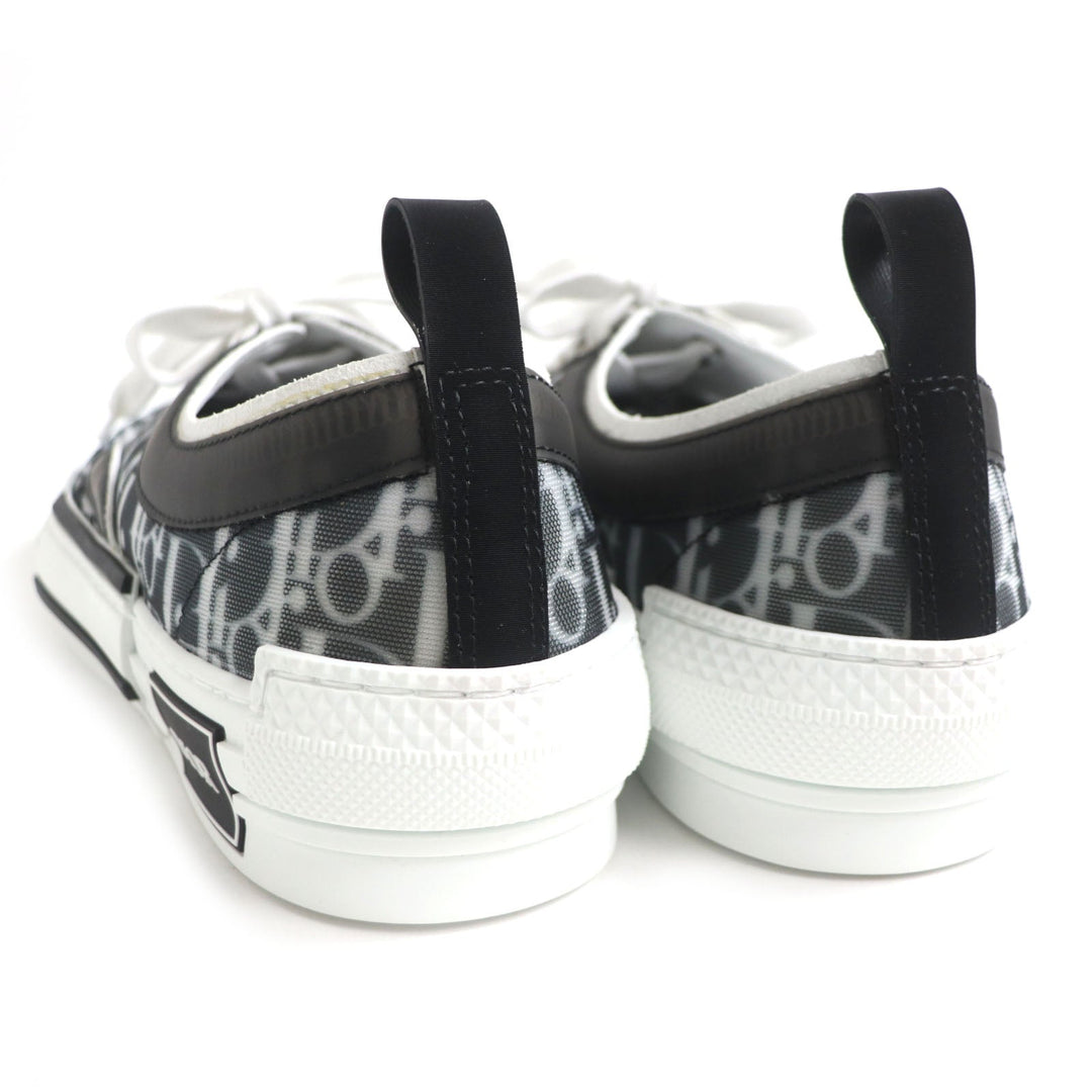 DIOR HOMME Low cut sneakers 3SN278YJP Dior Oblique Canvas White x black Oblique B23 mens 40 Used Authentic