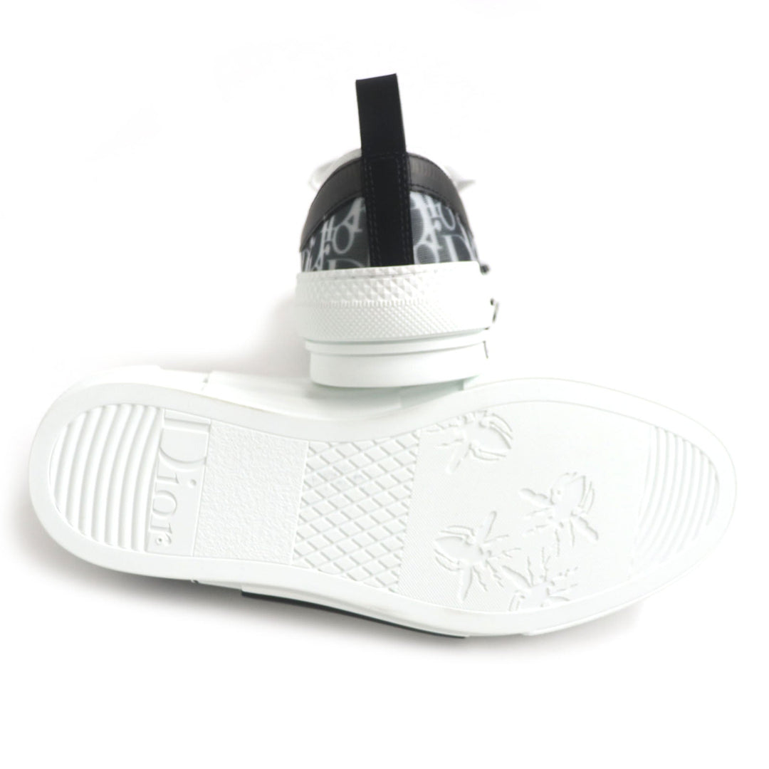 DIOR HOMME Low cut sneakers 3SN278YJP Dior Oblique Canvas White x black Oblique B23 mens 40 Used Authentic