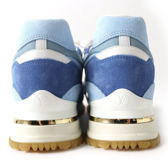 LOUIS VUITTON sneakers Part: suede Blue x White type Runaway line Women 35 1/2 Used Authentic