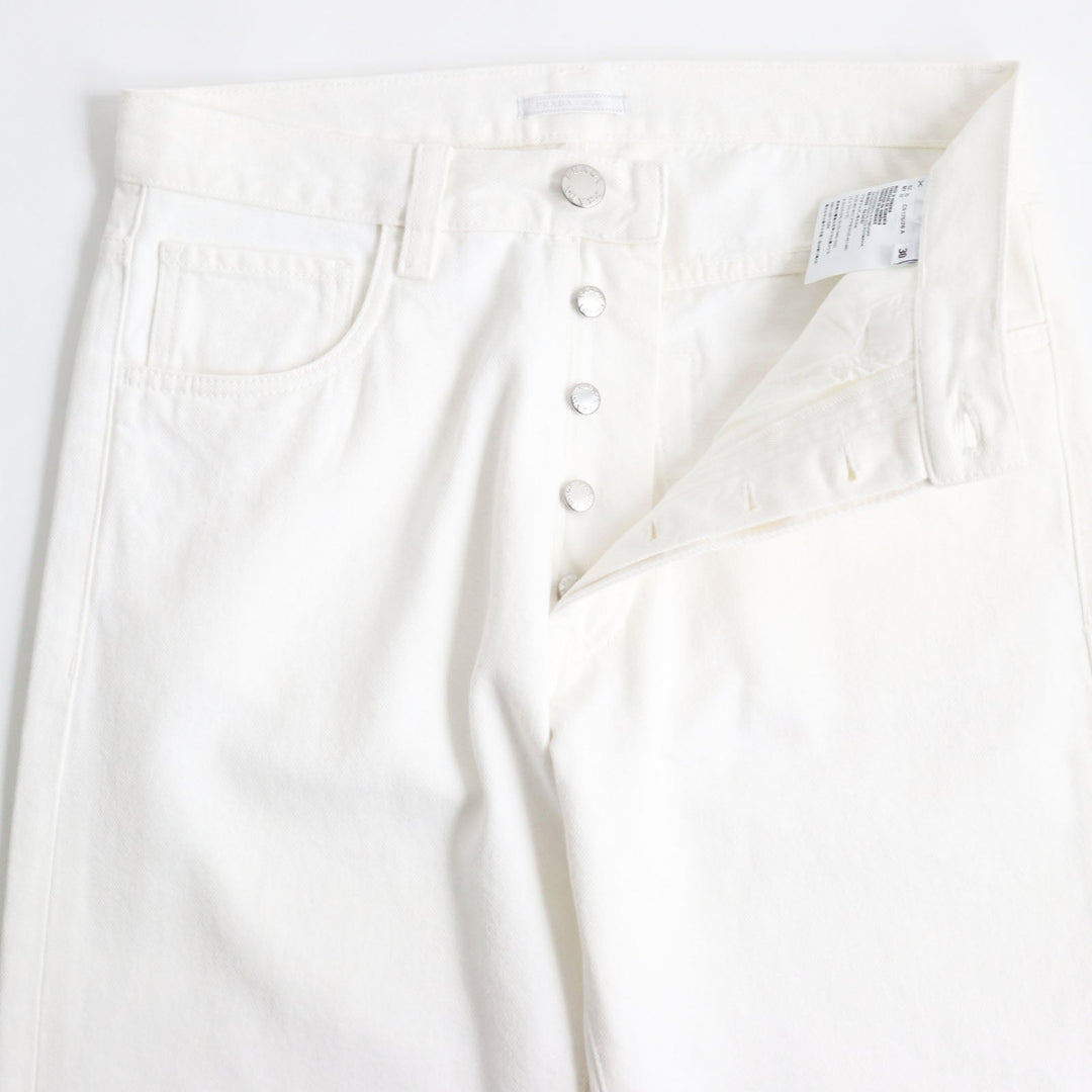 PRADA Denim pants GEP303 Main: 100% cotton off white mens 30 Used Authentic