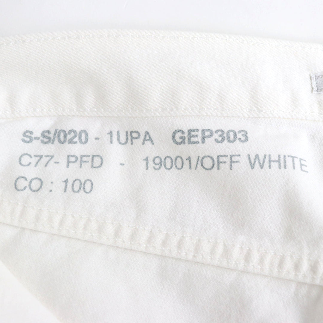 PRADA Denim pants GEP303 Main: 100% cotton off white mens 30 Used Authentic