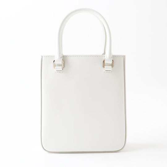 PRADA Shoulder Bag 1BA331 SPAZZOLATO (brushed leather) BIANCO Small Brushed Leather Women Used Authentic
