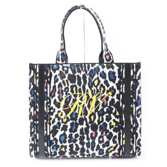 ROGERVIVIER Tote Bag Main: Canvas, Main: Leather Multi Call Me Viv Women Used Authentic