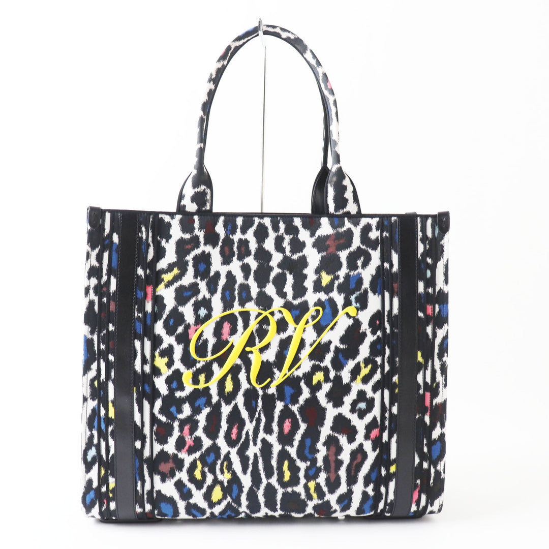 ROGERVIVIER Tote Bag Main: Canvas, Main: Leather Multi Call Me Viv Women Used Authentic