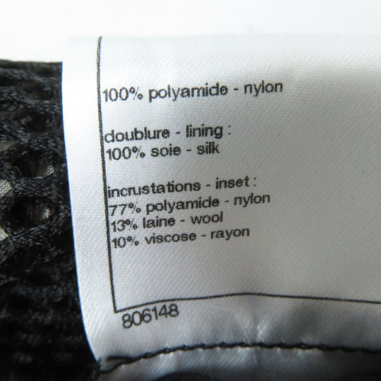 CHANEL Tight Skirt P45897 Outer: 100% nylon, Lining: 100% silk, Part: 77% nylon, Part: 13% wool, Part: 10% rayon black Women 34 Used Authentic