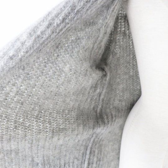 MAX MARA cardigan Main: 77% mohair, Main: 12% wool, Main: 11% nylon gray Women M Used Authentic